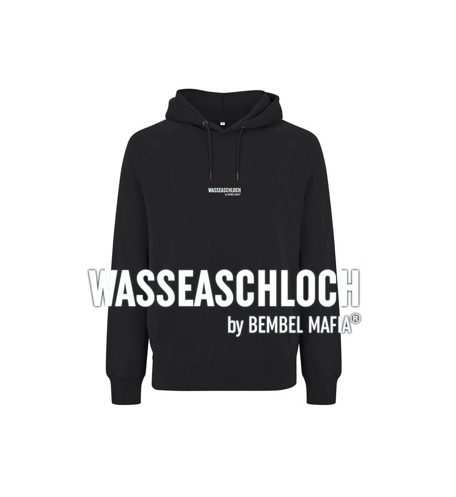 Bembel Mafia Hoodie "WASSEASCHLOCH" in schwarz Kapuzen-Sweat