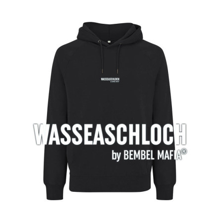 Bembel Mafia Hoodie "WASSEASCHLOCH" in schwarz Kapuzen-Sweat