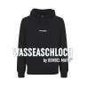 Bembel Mafia Hoodie "WASSEASCHLOCH" in schwarz Kapuzen-Sweat
