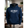 Bembel Mafia Hoodie mit "HEIMAT" Aufdruck in Navy