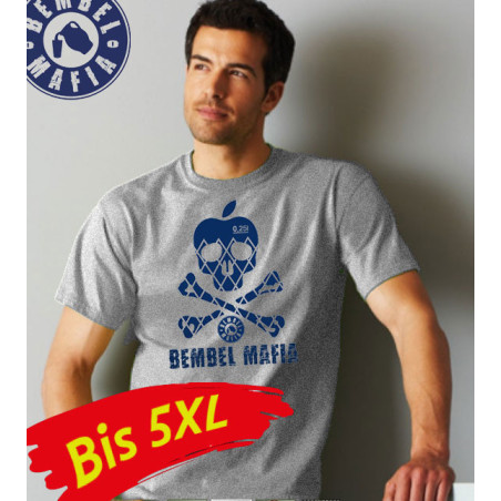 Bembel Mafia T-Shirt mit "RIPPY Totenkopf Gerippte" Aufdruck!