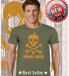 Bembel Mafia T-Shirt mit "RIPPY Totenkopf Gerippte" Aufdruck!