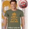 Bembel Mafia T-Shirt mit "RIPPY Totenkopf Gerippte" Aufdruck!