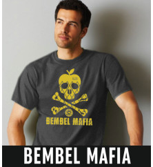 Bembel Mafia T-Shirt mit "RIPPY Totenkopf Gerippte" Aufdruck!