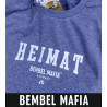 Bembel Mafia T-Shirt mit "HEIMAT" Aufdruck T-Shirt in Dunkelblau meliert