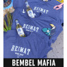 Bembel Mafia T-Shirt mit "HEIMAT" Aufdruck T-Shirt in Dunkelblau meliert