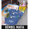 Bembel Mafia T-Shirt mit "HEIMAT" Aufdruck T-Shirt in Dunkelblau meliert