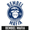 Bembel Mafia T-Shirt mit "EBBLER MONKEY" Aufdruck T-Shirt in Grau meliert