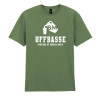 Bembel Mafia T-Shirt mit "UFFBASSE" Aufdruck T-Shirt in Olive Grün