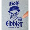 Bembel Mafia Hoodie mit "HOLY EBBLER" Aufdruck Kapuzen Sweat in grau