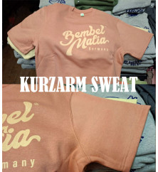 Bembel Mafia KURZ-ARM Sweat-Shirt "LOGO25" Vintage Pink