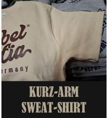 Bembel Mafia KURZ-ARM Sweat-Shirt "LOGO25" Beige