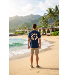 Bembel Mafia "LOGO 26 GESCHÄUMT" T-Shirt mit Schaumdruck in dunkelblau