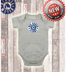 Bembel Mafia Baby Body mit "BIS AANER FLENNT" Aufdruck