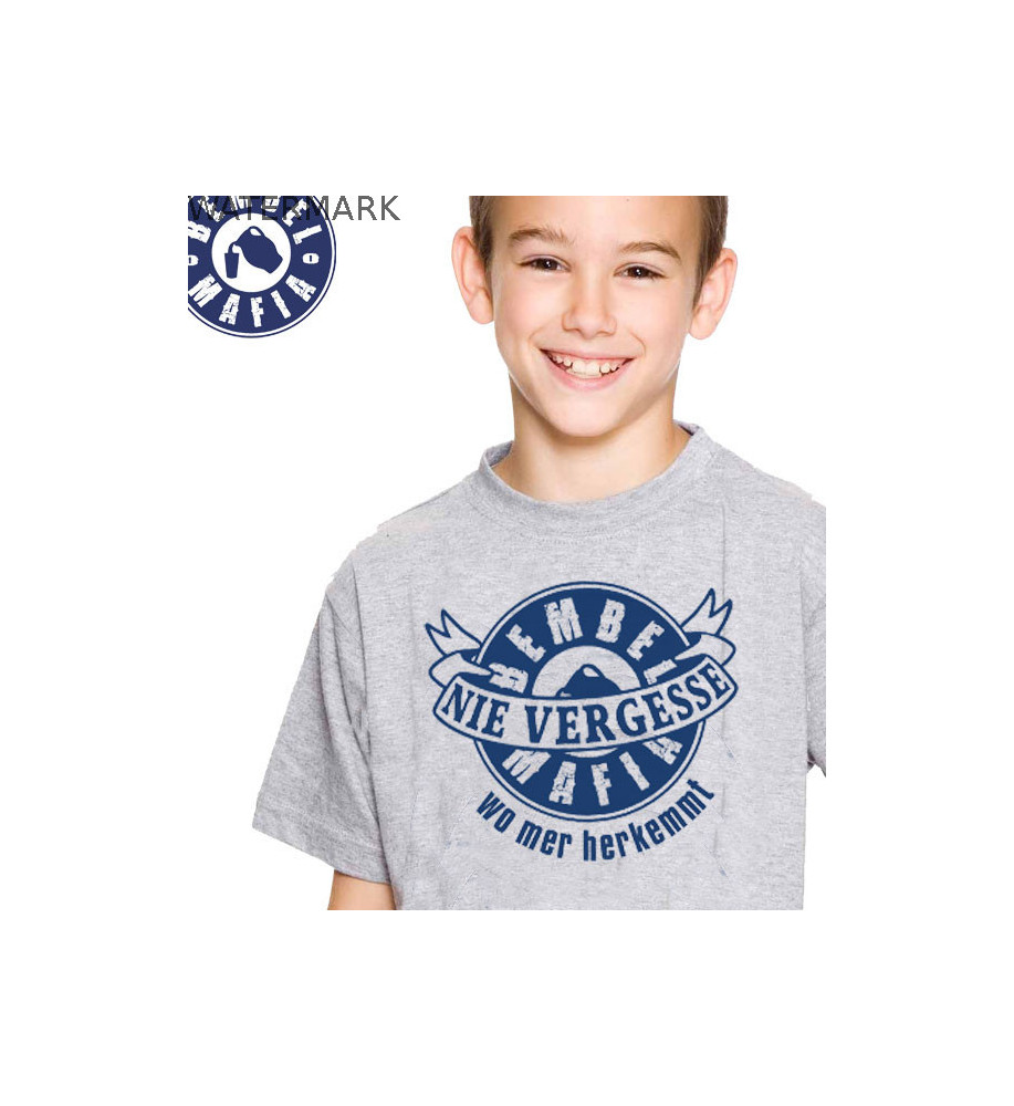 Bembel Mafia Kinder Kids mit "Nie vergesse wo mer herkemmt" T-Shirt"