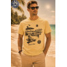 Bembel Mafia "FRANFURT / PALERMO" T-Shirt in apricot