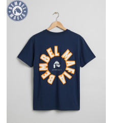 Bembel Mafia "LOGO 26 GESCHÄUMT" T-Shirt mit Schaumdruck in dunkelblau
