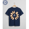 Bembel Mafia "LOGO 26 GESCHÄUMT" T-Shirt mit Schaumdruck in dunkelblau