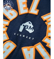 Bembel Mafia "LOGO 26 GESCHÄUMT" T-Shirt mit Schaumdruck in dunkelblau