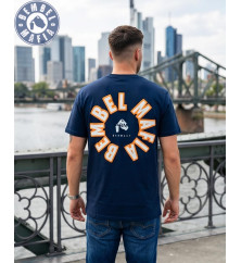 Bembel Mafia "LOGO 26 GESCHÄUMT" T-Shirt mit Schaumdruck in dunkelblau