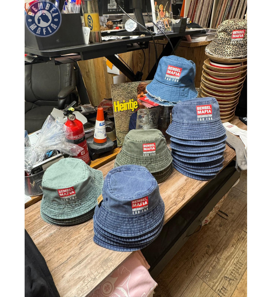 Bembel Mafia Mütze - BUCKET HAT VINTAGE - orischinal Anglerhut