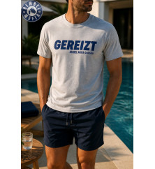 Bembel Mafia "GEREIZT" T-Shirt in Grau