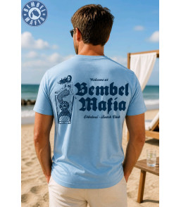 Bembel Mafia T-Shirt "BECH CLUB 26" in Hellblau