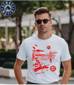 Bembel Mafia "FRANFURT / PALERMO" T-Shirt in Weiß