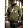 Bembel Mafia Hoodie mit "UFFBASSE" Aufdruck Olive-Grün