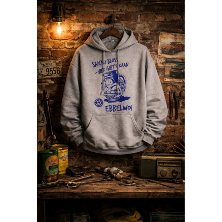 Bembel Mafia Hoodie mit "SAACHD BLOSS - HIER GIBT'S KAAN EBBELWOI" Aufdruck