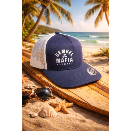Flexfit Bembel Mafia Baseball Cap "Trucker NAVY" 6 Panel